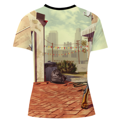 Жіноча 3D футболка GTA: Chop 2