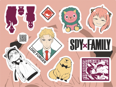 Семья Шпионов Стикерпак