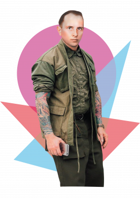 Чоловіча футболка Stedman Modern Степан Бандера 2