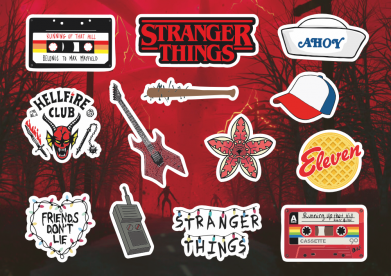 Stranger Things stickers