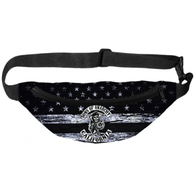 Принт 3D сумка-бананка Sons of anarchy logo, Фото № 2 - FATLINE