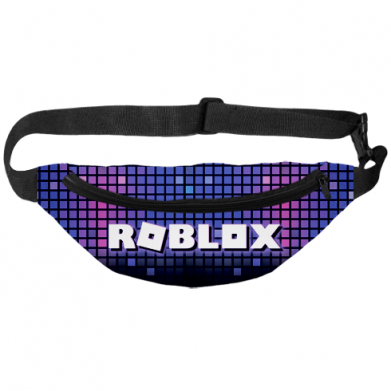Принт 3D сумка-бананка Roblox squares, Фото № 2 - FATLINE