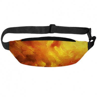 3D сумка-бананка A fire bird 2