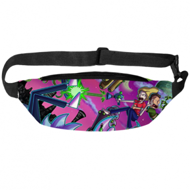 3D сумка-бананка Rick and Morty cartoon 2