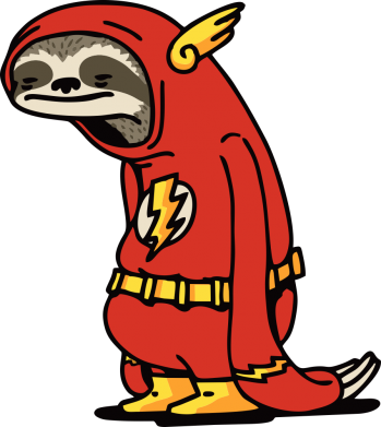 Принт Фартук Super lazy flash, Фото № 2 - FATLINE