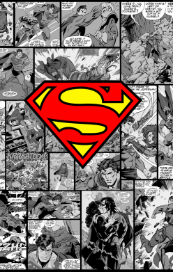 Чехол из раздела DC Superman logo on comics для Oppo A53/A32/A33 2