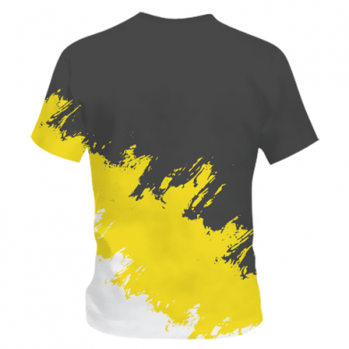 Детская 3D футболка CAT and grunge background 2