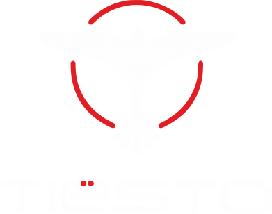 Мужская футболка  с V-образным вырезом Tiesto Logo 3 2