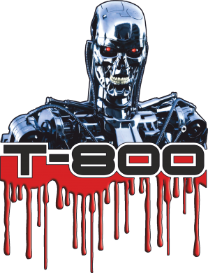 Принт Чоловіча футболка Stedman Термінатор Т-800, Фото № 2 - FATLINE
