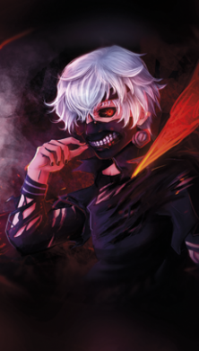 Чехол из раздела Авторские принты Токийский Гуль Канэки для Xiaomi Poco X3 2