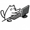 I are programmer. Кіт програміст