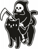 Death and cat