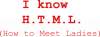 I know html