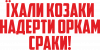Їхали козаки надерти оркам сраки