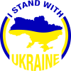 "I stand with Ukraine"