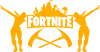 Fortnite dancing logo