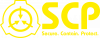 SCP logo text