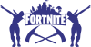 Fortnite dancing logo