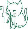 Smoking cat