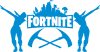 Fortnite dancing logo
