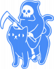 Death and cat