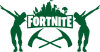 Fortnite dancing logo