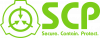 SCP logo text