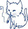 Smoking cat