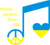 Music, peace, love UA