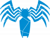 Cracked Spider man logo