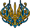 Украинский трезубец монограмма