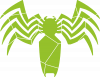 Cracked Spider man logo