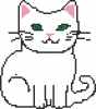 Пиксельная кошка