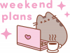 Pusheen Weekend Plans