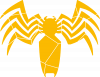 Cracked Spider man logo