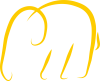 Minimalistic elephant