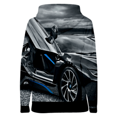 Женская 3D худи Bmw avto 2