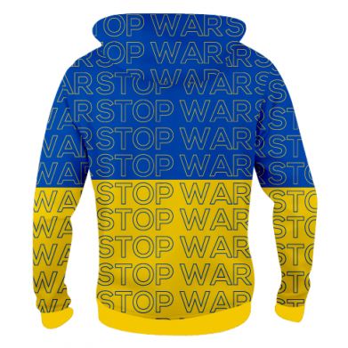 Чоловіча 3D худі Stop War Stop War 2