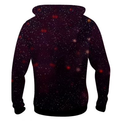 Мужская 3D худи Тигр и гирлянда 2