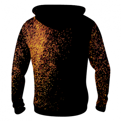 Чоловіча 3D худі Rust logo with background 2