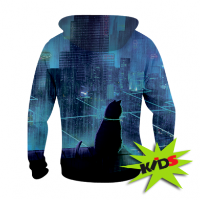 Детская 3D худи Good night 2