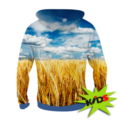 Дитяча 3D худі Пшениця 2