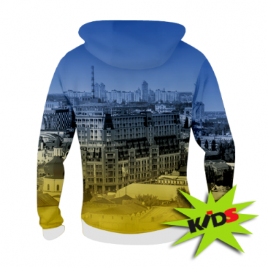 Дитяча 3D худі Ukraine and the coat of arms 2