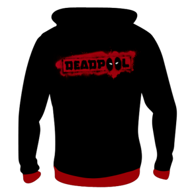 Мужская 3D худи Deadpool shoots 2