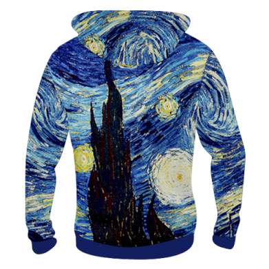 Мужская 3D худи Night 2