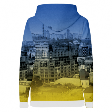 Жіноча 3D худі Ukraine and the coat of arms 2