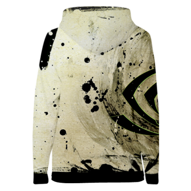 Женская 3D худи Tiger art 2