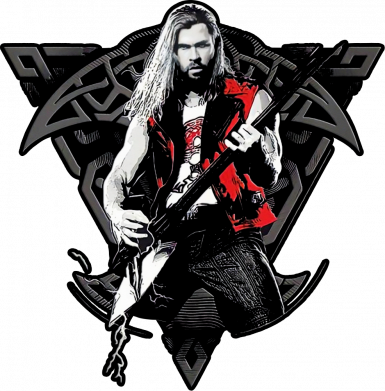 Кружка 320ml Thor plays the guitar 2