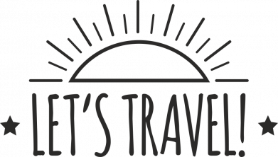 Детская футболка Let's travel and the sun 2