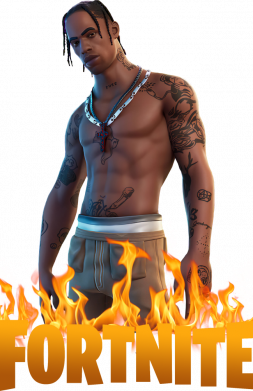 Принт Чохол для iPhone 15 Plus Fortnite Travis Scott, Фото № 2 - FATLINE